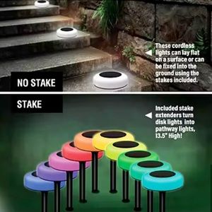 Bell HowellColor Changing Solar Lights with Auto On/Off Lights and Weatherproof